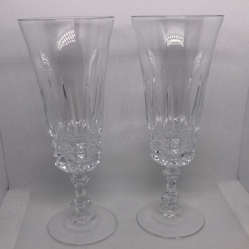 💎 W.M. Dalton Fine Blown French Lead Crystal Whiskey Sour Glasses Set of 2 💎